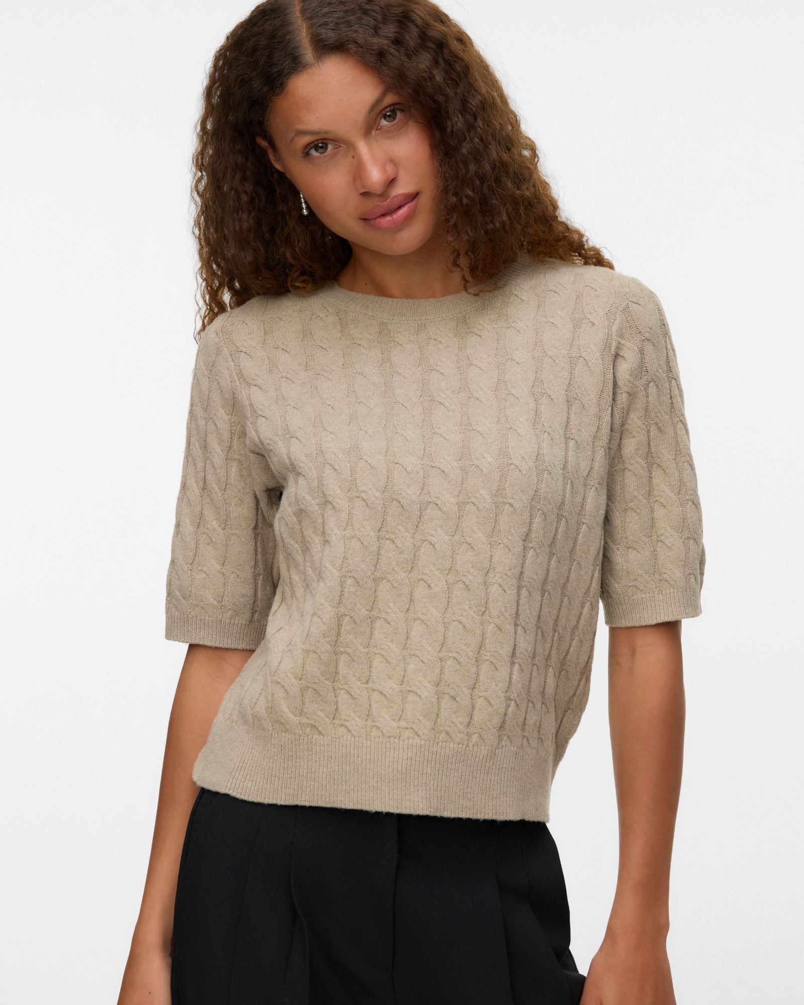 AWLORELLA COLLARED KNIT